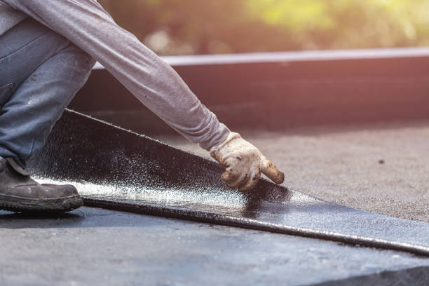 Professional Basement Waterproofing technician working in Darlington, WI